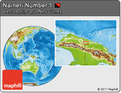 Physical Location Map of Naineri Number 1