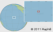 Savanna Style Location Map of the area around 3° 30' 2" S, 141° 52' 30" W