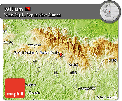 Physical 3D Map of Wilium