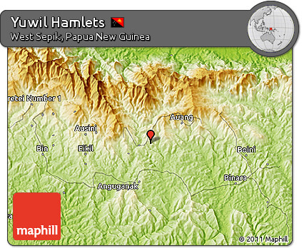 Physical 3D Map of Yuwil Hamlets