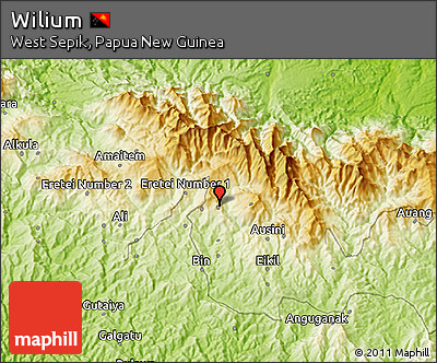 Physical 3D Map of Wilium