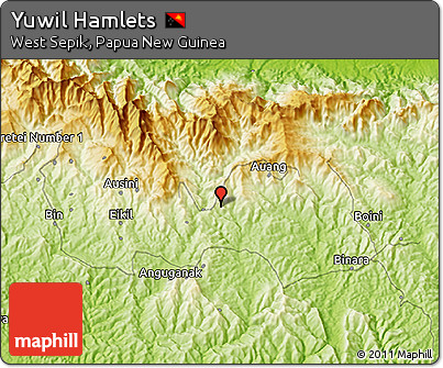Physical 3D Map of Yuwil Hamlets