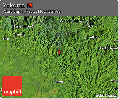 Satellite 3D Map of Yokoma