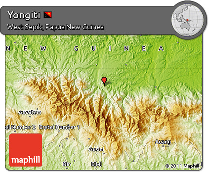 Physical Map of Yongiti