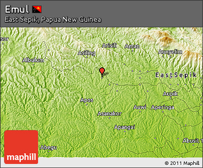 Physical 3D Map of Emul