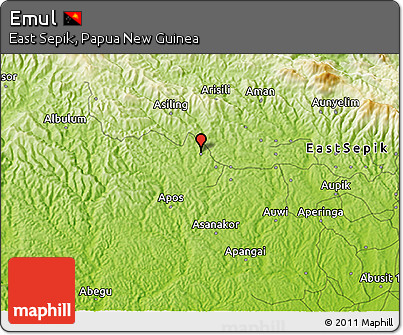Physical 3D Map of Emul
