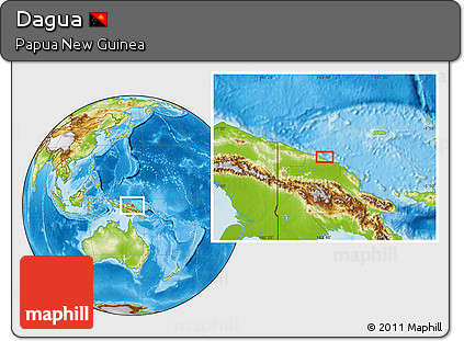 Physical Location Map of Dagua
