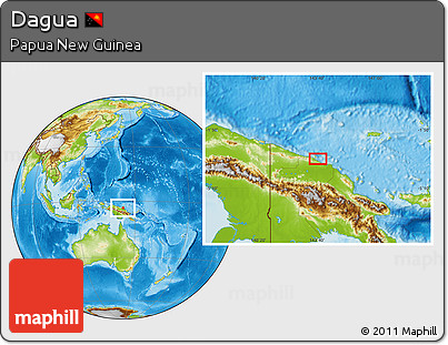 Physical Location Map of Dagua