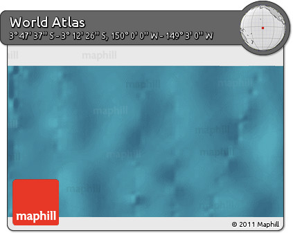 Satellite 3D Map of the Area around 3° 30' 2" S, 149° 31' 30" W