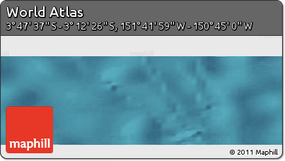 Satellite Panoramic Map of the Area around 3° 30' 2" S, 151° 13' 29" W