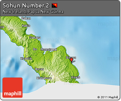 Physical 3D Map of Sohun Number 2