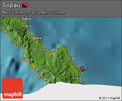 Satellite 3D Map of Sopau