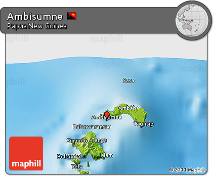 Physical 3D Map of Ambisumne