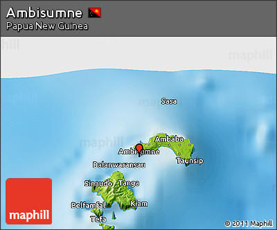 Physical 3D Map of Ambisumne