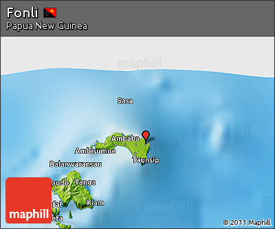 Physical 3D Map of Fonli