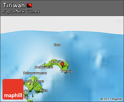 Physical 3D Map of Tiriwan