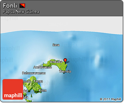 Physical 3D Map of Fonli