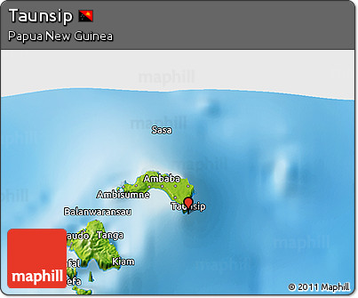 Physical 3D Map of Taunsip