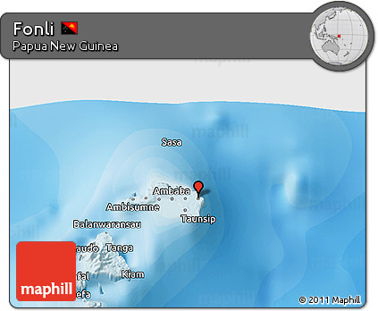Political 3D Map of Fonli