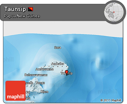 Political 3D Map of Taunsip
