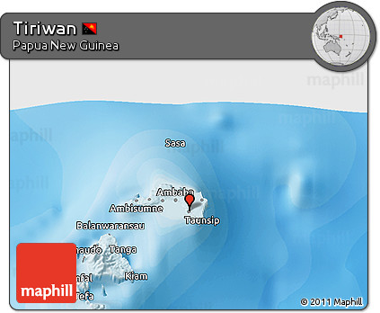 Political 3D Map of Tiriwan