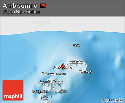 Political 3D Map of Ambisumne