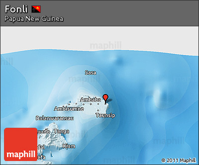 Political 3D Map of Fonli