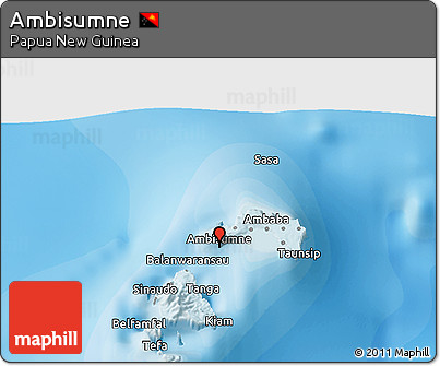Political 3D Map of Ambisumne