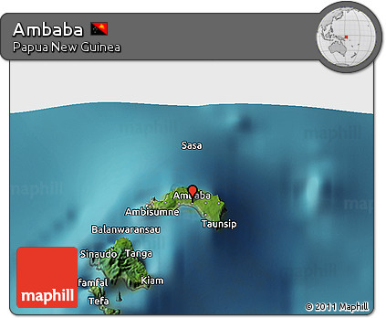 Satellite 3D Map of Ambaba