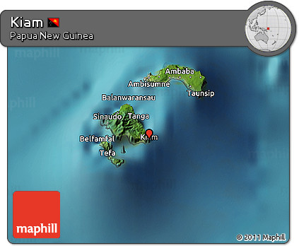 Satellite 3D Map of Kiam