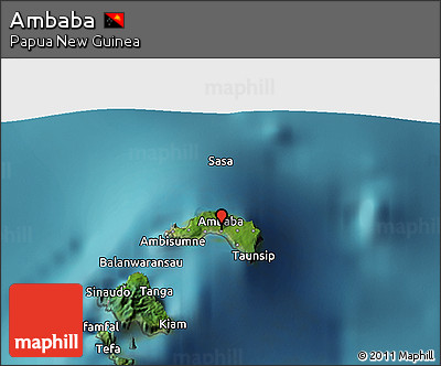 Satellite 3D Map of Ambaba