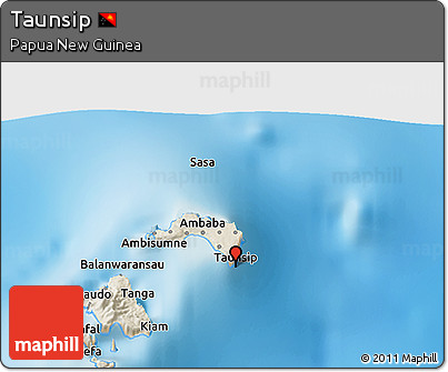 Shaded Relief 3D Map of Taunsip