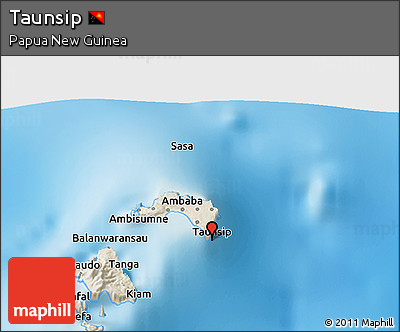 Shaded Relief 3D Map of Taunsip
