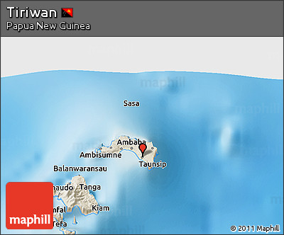Shaded Relief 3D Map of Tiriwan