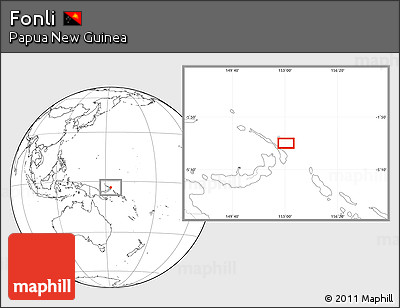 Blank Location Map of Fonli