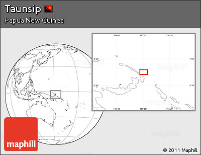 Blank Location Map of Taunsip