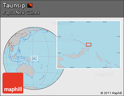Gray Location Map of Taunsip