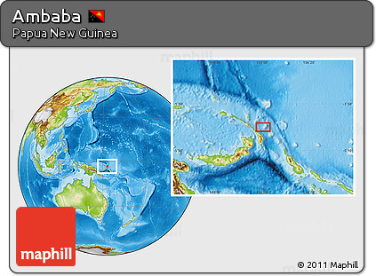 Physical Location Map of Ambaba