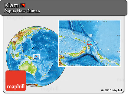 Physical Location Map of Kiam