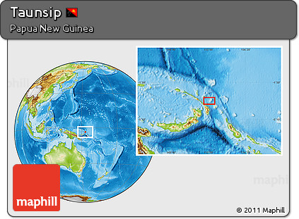 Physical Location Map of Taunsip