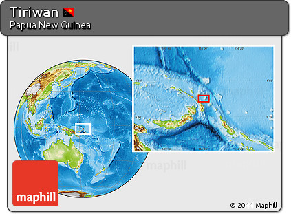 Physical Location Map of Tiriwan
