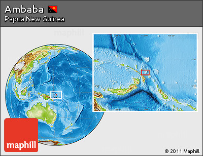 Physical Location Map of Ambaba