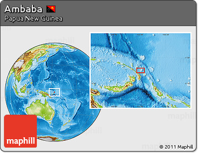 Physical Location Map of Ambaba