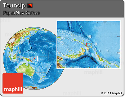 Physical Location Map of Taunsip