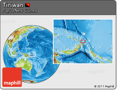 Physical Location Map of Tiriwan