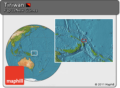 Satellite Location Map of Tiriwan