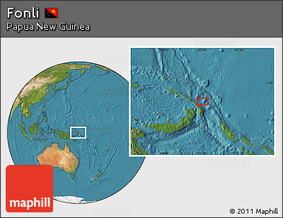 Satellite Location Map of Fonli