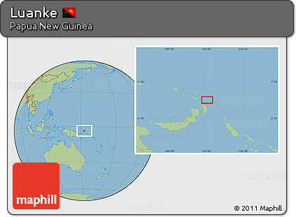 Savanna Style Location Map of Luanke