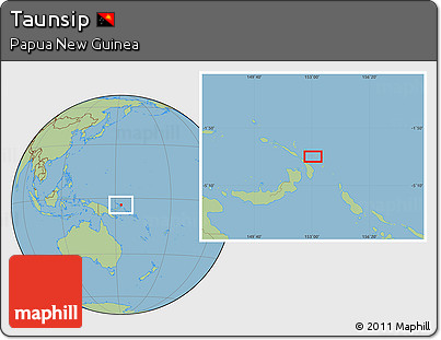 Savanna Style Location Map of Taunsip
