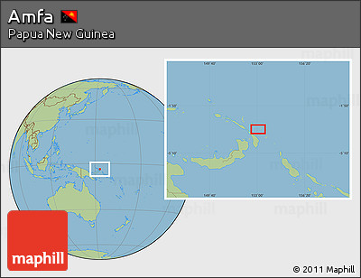 Savanna Style Location Map of Amfa